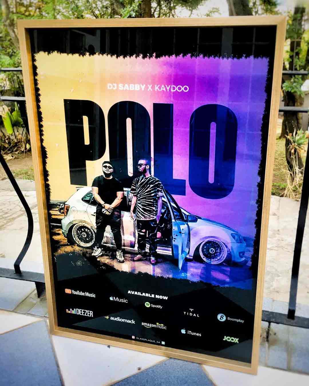DJ Sabby x Kado A1 Custom Design Plaque