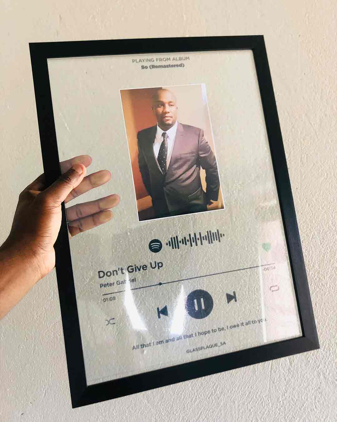 A3 Framed Music Plaque - A3 · Framed - Black