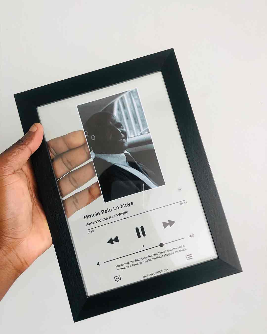 A5 Framed Music Plaque - A5 · Framed - Black