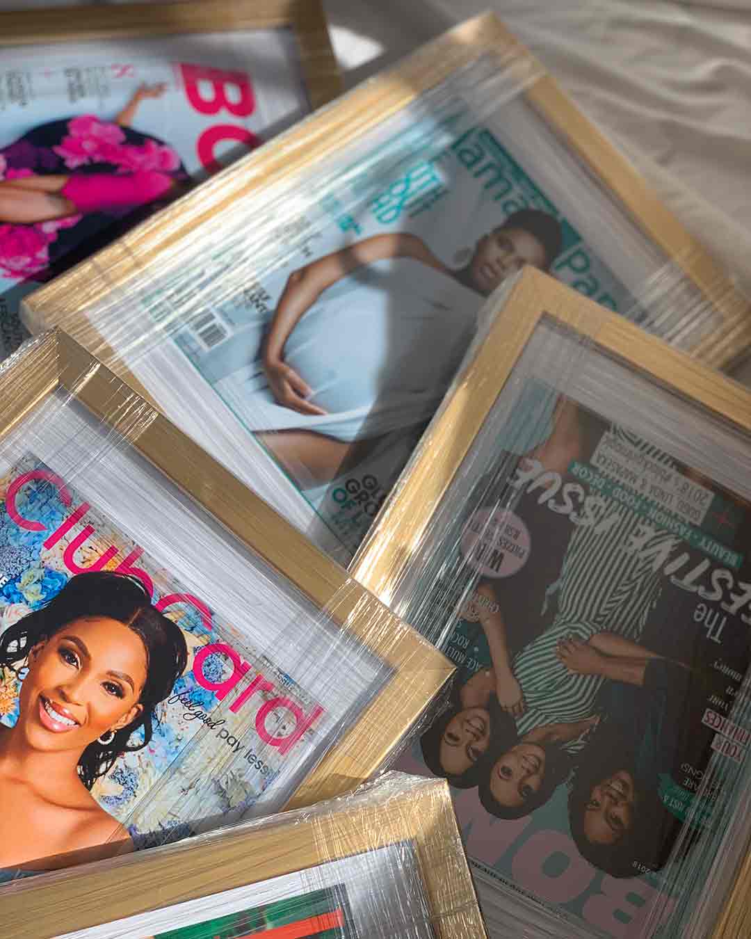 Magazine-Style Frame - A5 · Framed - Gold